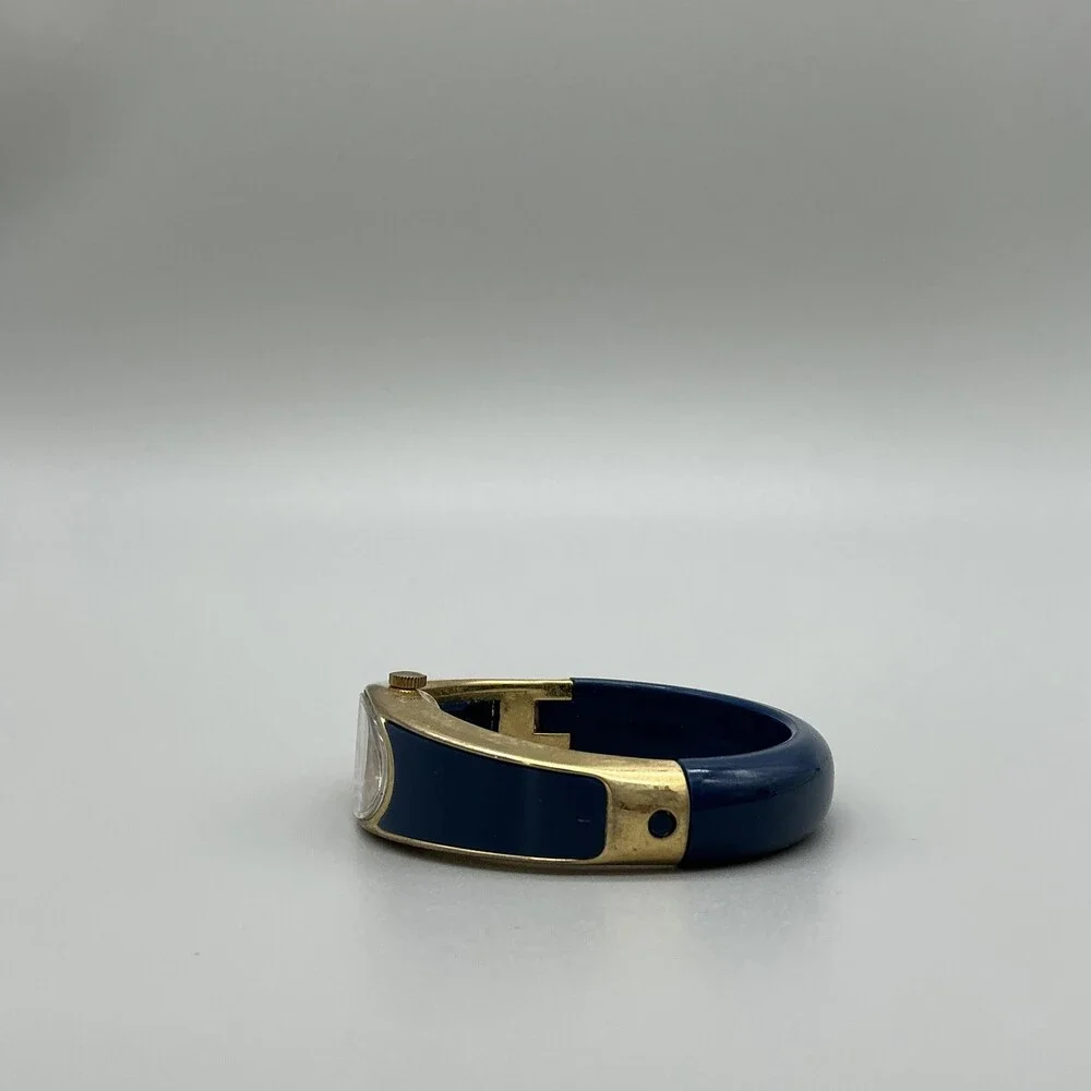 Vintage Lucerne Womens Watch 18mm Blue Dial Gold Tone Swiss  display picture 3